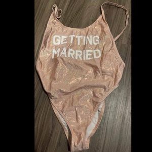 Getting Married one piece NWOT